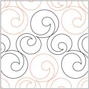 INVENTORY REDUCTION - Bubbles PAPER longarm quilting pantograph design by Lorien Quilting