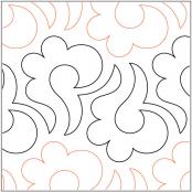 Gilt quilting pantograph pattern by Lorien Quilting