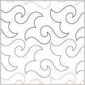 INVENTORY REDUCTION - Happy Times PAPER longarm quilting pantograph design by Lorien Quilting