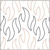 INVENTORY REDUCTION - Hot Rod PAPER longarm quilting pantograph design by Lorien Quilting