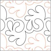 Japanese Waves quilting pantograph sewing pattern by Lorien Quilting