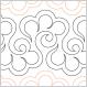 Halcyon quilting pantograph pattern by Lorien Quilting