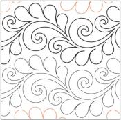 INVENTORY REDUCTION - Deja Vu PAPER longarm quilting pantograph design by Patricia Ritter and Valerie Smith