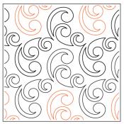 Bubble-Vine-paper-longarm-quilting-pantograph-design-Willow-Leaf-Designs