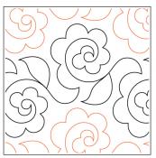 Feather-Unfurled-paper-longarm-quilting-pantograph-design-Willow-Leaf-Designs