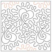 Heart-Attack-paper-longarm-quilting-pantograph-design-Willow-Leaf-Designs