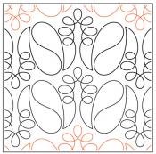 Lupin-paper-longarm-quilting-pantograph-design-Willow-Leaf-Designs