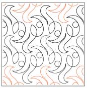 Lyrical-paper-longarm-quilting-pantograph-design-Willow-Leaf-Designs
