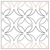 Orange-Peel-paper-longarm-quilting-pantograph-design-Willow-Leaf-Designs
