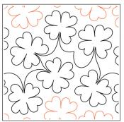 So-Lucky-paper-longarm-quilting-pantograph-design-Willow-Leaf-Designs