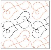 Threaded-Hearts-paper-longarm-quilting-pantograph-design-Willow-Leaf-Designs