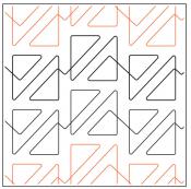 Triangulation-1-paper-longarm-quilting-pantograph-design-Willow-Leaf-Designs