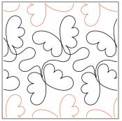 Willow-Leaf-Angel-Wings-paper-longarm-quilting-pantograph-design-Willow-Leaf-Designs