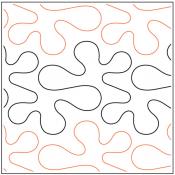 Willow-Leaf-Inkblot-paper-longarm-quilting-pantograph-design-Willow-Leaf-Designs