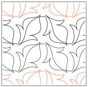 Willow-Leaf-Little-Leaf-paper-longarm-quilting-pantograph-design-Willow-Leaf-Designs