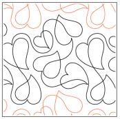 Willow-Leaf-Meandering-Hearts-paper-longarm-quilting-pantograph-design-Willow-Leaf-Designs