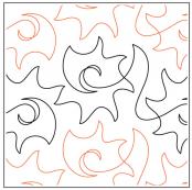 Willow-Leaf-Starburst-paper-longarm-quilting-pantograph-design-Willow-Leaf-Designs