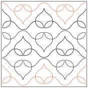 Willow-Leaf-Starlight-paper-longarm-quilting-pantograph-design-Willow-Leaf-Designs