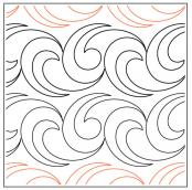 Willow-Leaf-Turbulence-paper-longarm-quilting-pantograph-design-Willow-Leaf-Designs