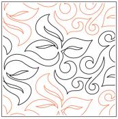 Willow-Leaf-Windblown-paper-longarm-quilting-pantograph-design-Willow-Leaf-Designs